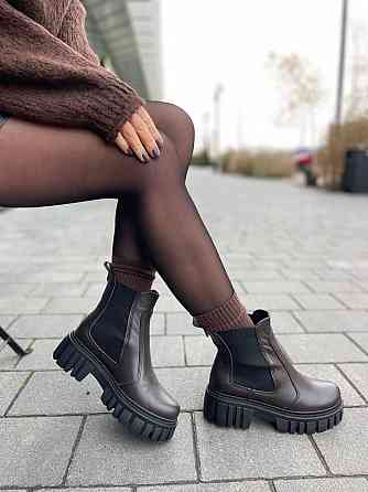 Edan Instruments Ботинки EDAN шоколадные натуральная кожа зимние высота 13 см размеры 36-41 (56 Коломыя