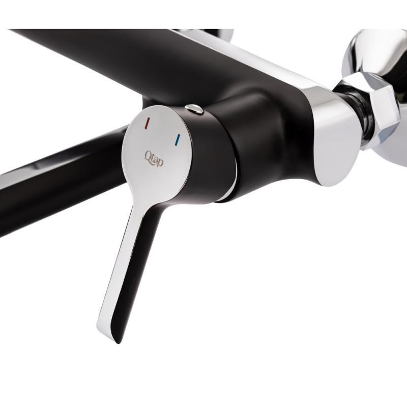 Душова система для ванни Qtap Grand BCR 1004 на 3 режима, чорний/хром Київ - фото 4