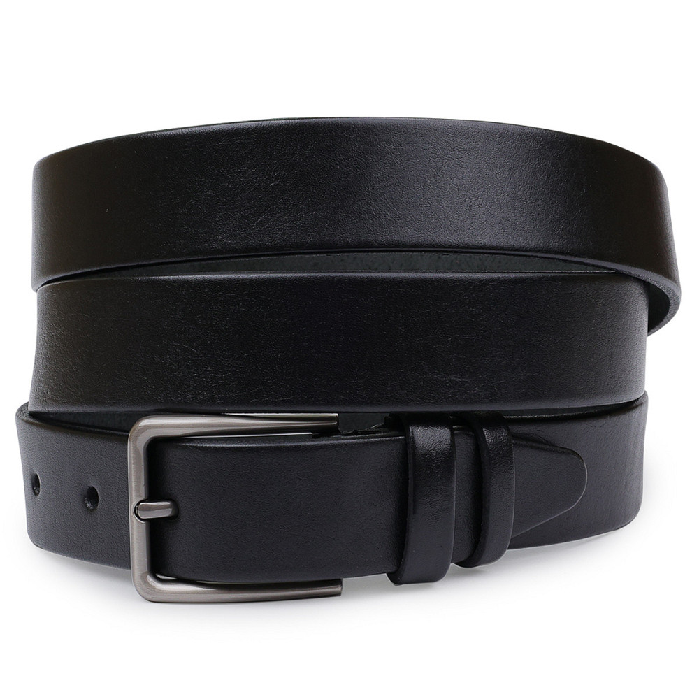 Шкіряний батальний ремінь для чоловіків Vintage 20700 Чорний Київ - фото 8