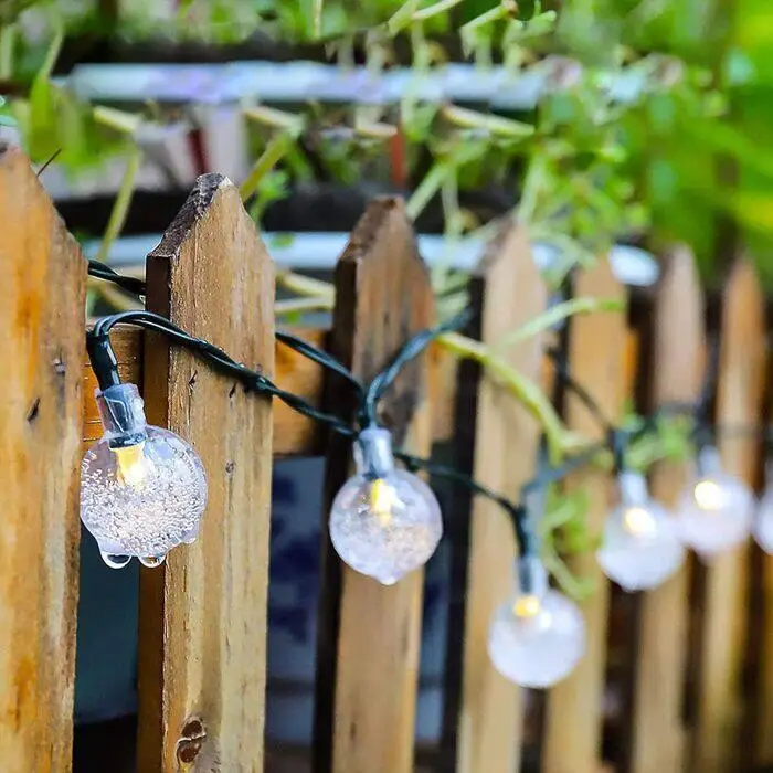 Гірлянда Кульки 100 LED Біла 10м, вулична гірлянда як кульки, світлодіодні гірлянди 100 куль Київ - фото 10