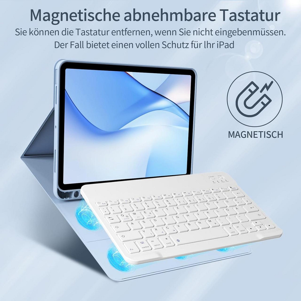 Чехол с клавиатурой для iPad Air 11-inch(M2) 2024/ iPad Air 5 2022/Air 4 2020 10.9/iPad 4-го покол. 10.9 / iPad Pro 11 2018 Днепр - изображение 7