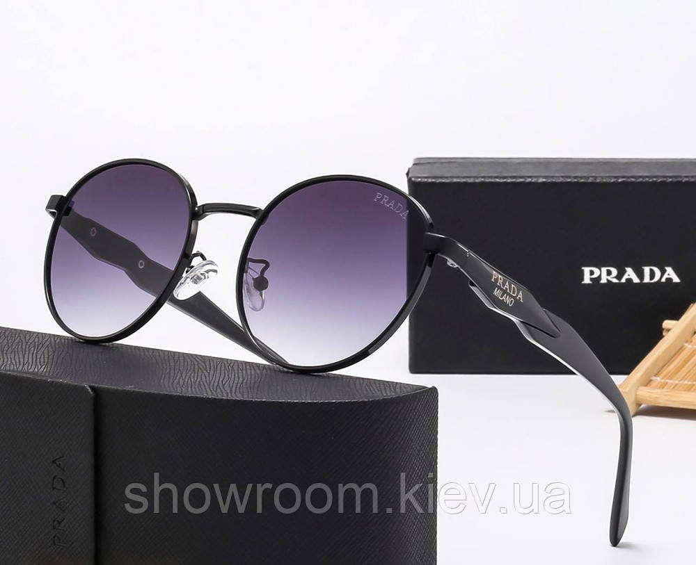 Женские солнцезащитные очки PR 8008 черные Киев - изображение 1