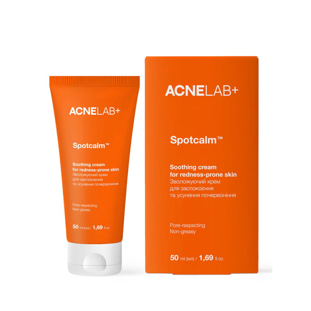 Увлажняющий крем для успокоения и устранения покраснений Spotcalm Soothing cream for redness-prone skin ACNELAB+ 50 мл Киев - изображение 13