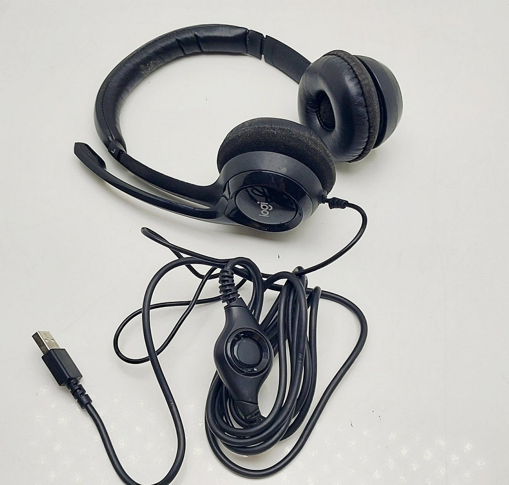 Провідні навушники Logitech Headset H390 USB (Б клас) Луцьк - фото 1