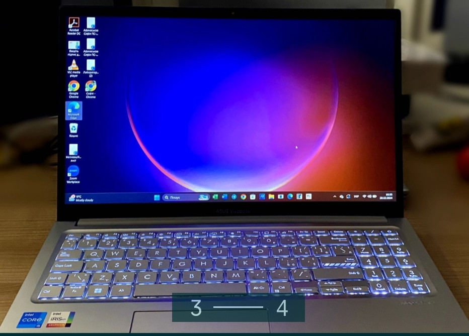 Ноутбук Asus Vivobook (Icelight Silver) з активованим Windows 11 Харьков - изображение 2