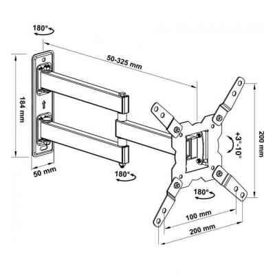 Кронштейн Walfix R-351B Вінниця