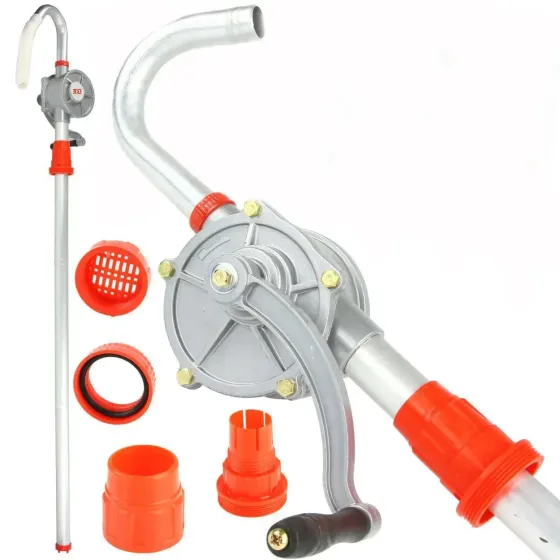 Ручний насос LEX LXFPA125, алюміній, для заправки пального і мастила, Чехія Львів