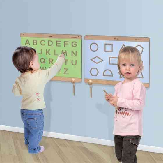 Деревянная доска Viga Toys Надпись больших букв (50857) Харьков