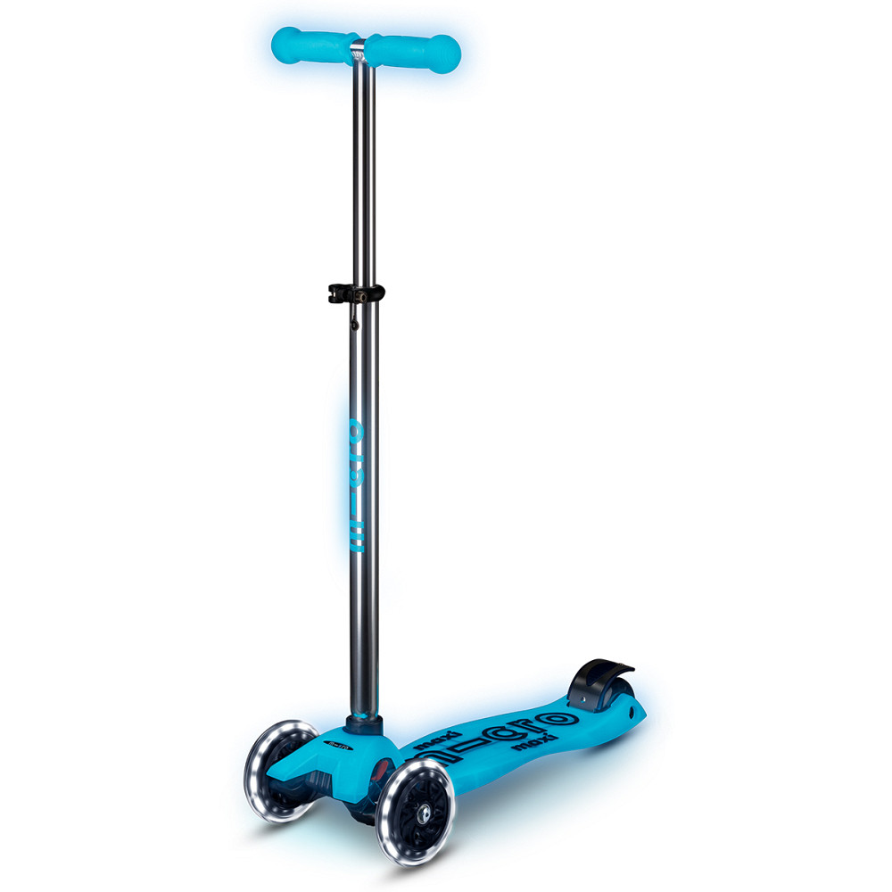 Самокат Micro серії Maxi Deluxe Glow LED – Синій кришталь Днепр - изображение 1