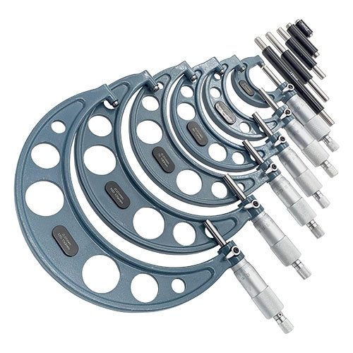 Набор микрометров механических 0-150мм 6шт. PROTESTER SMOM0150 Одесса - изображение 2