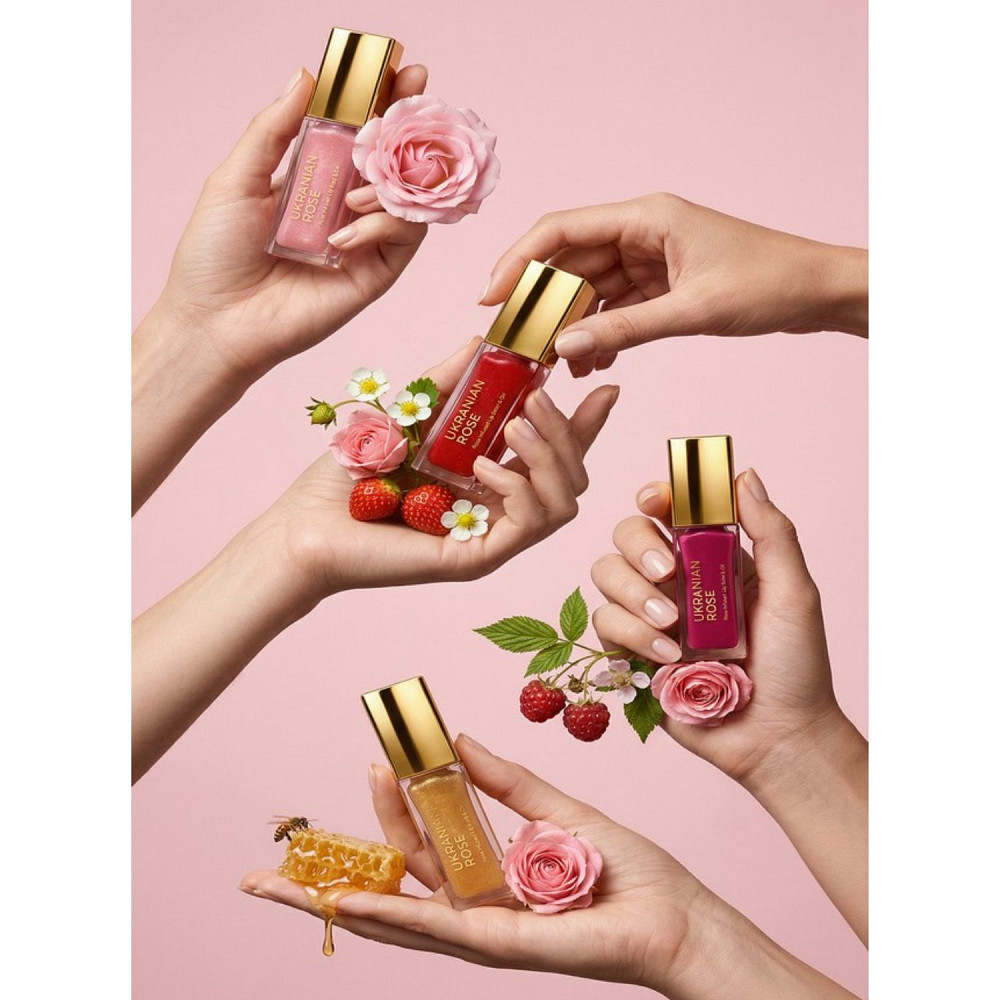 Олійка-блиск для губ Strawberry Rose Ukrainian Rose 7 мл Київ - фото 4