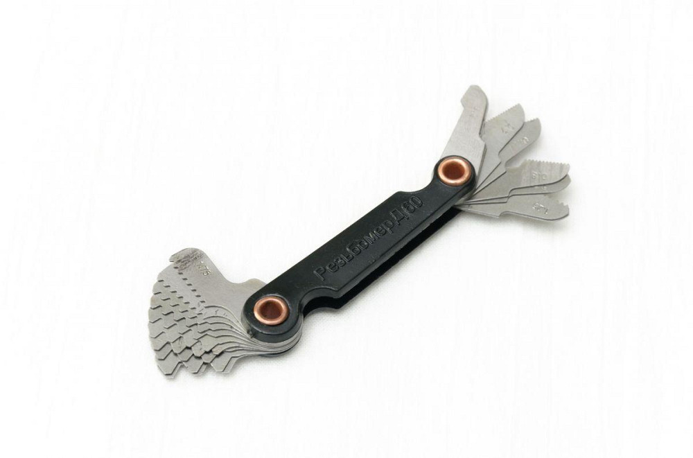 Різьбомір Д55 універсальний інструмент для вимірювання кроків дюймового різьблення Харків - фото 1