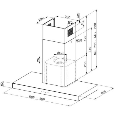 Вытяжка кухонная Faber Stilo Glass Smart X/V A60 (325.0617.017) Винница - изображение 2