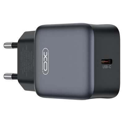 Зарядний пристрій XO USB-C PD30W black (L155_Black) Вінниця - фото 1