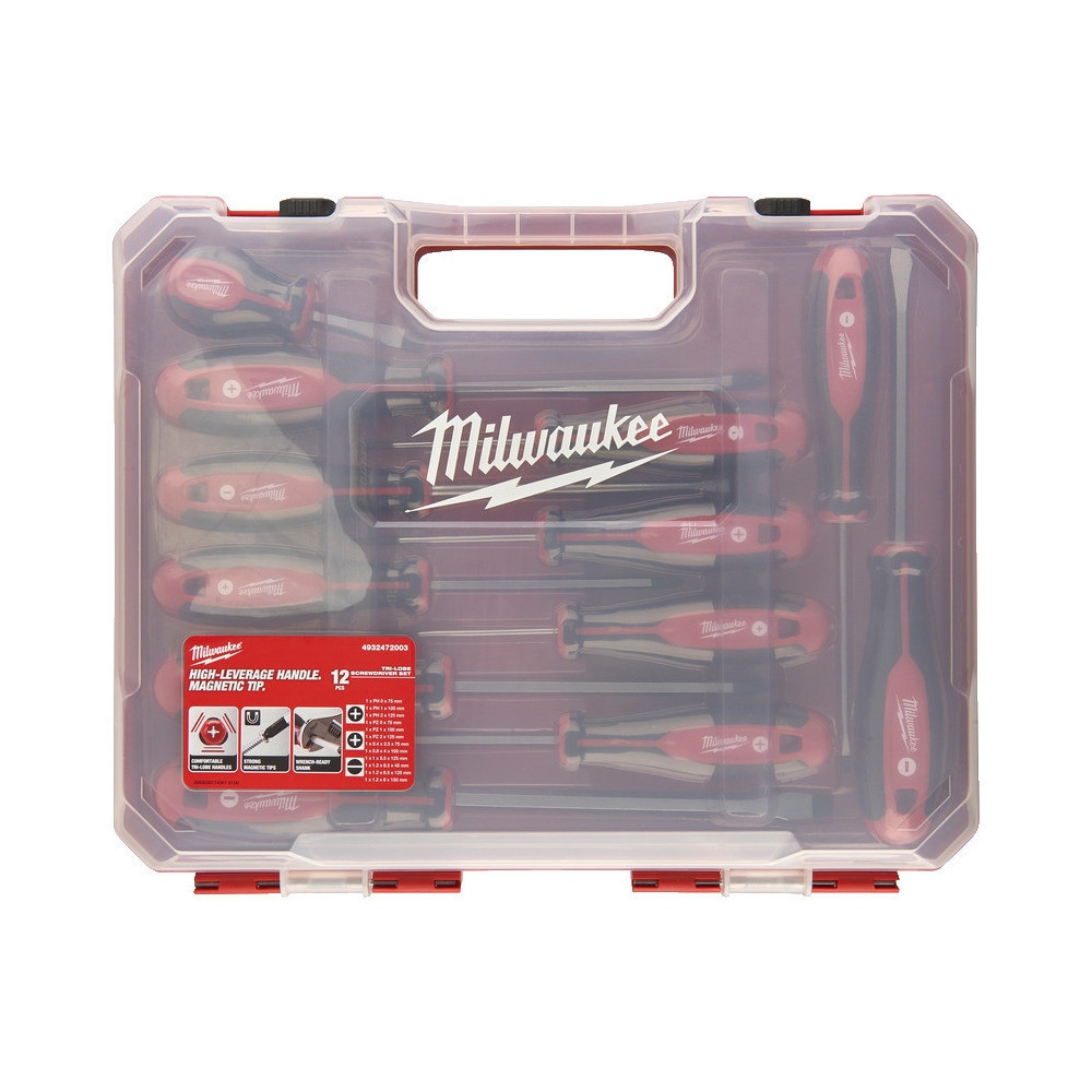 Набір викруток з тригранною рукояткою Milwaukee 12 шт (4932472003) Коломыя - изображение 3