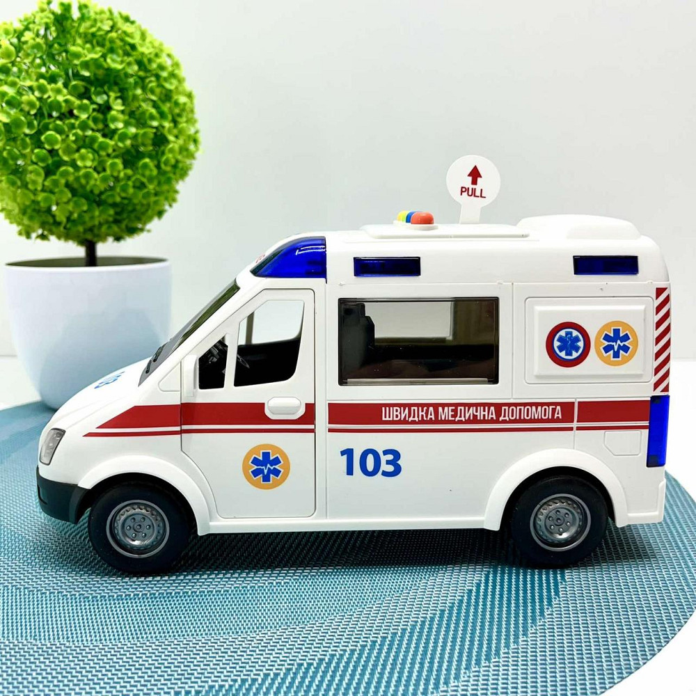 Машина Швидка допомога АвтоЕксперт відчиняються двері звук пісні інерція Біла (89091) Чернігів - фото 8