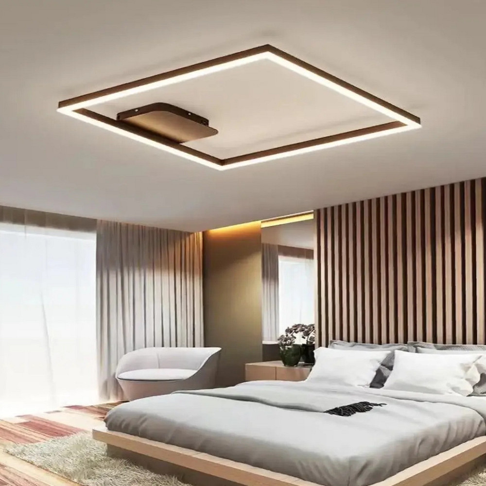 Светодиодная люстра Лотус PJ871 (50х50см) Коричневая Киев - изображение 1