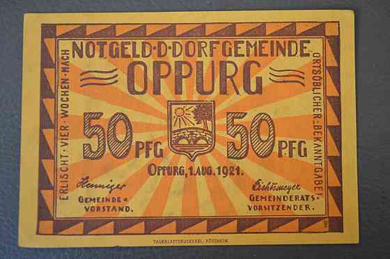 Німеччина. Нотгельд. 50 Pf ( 10 ) Полтава