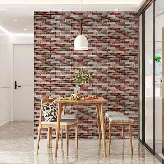 Декоративна панель коричнева цегла піщаник Київ