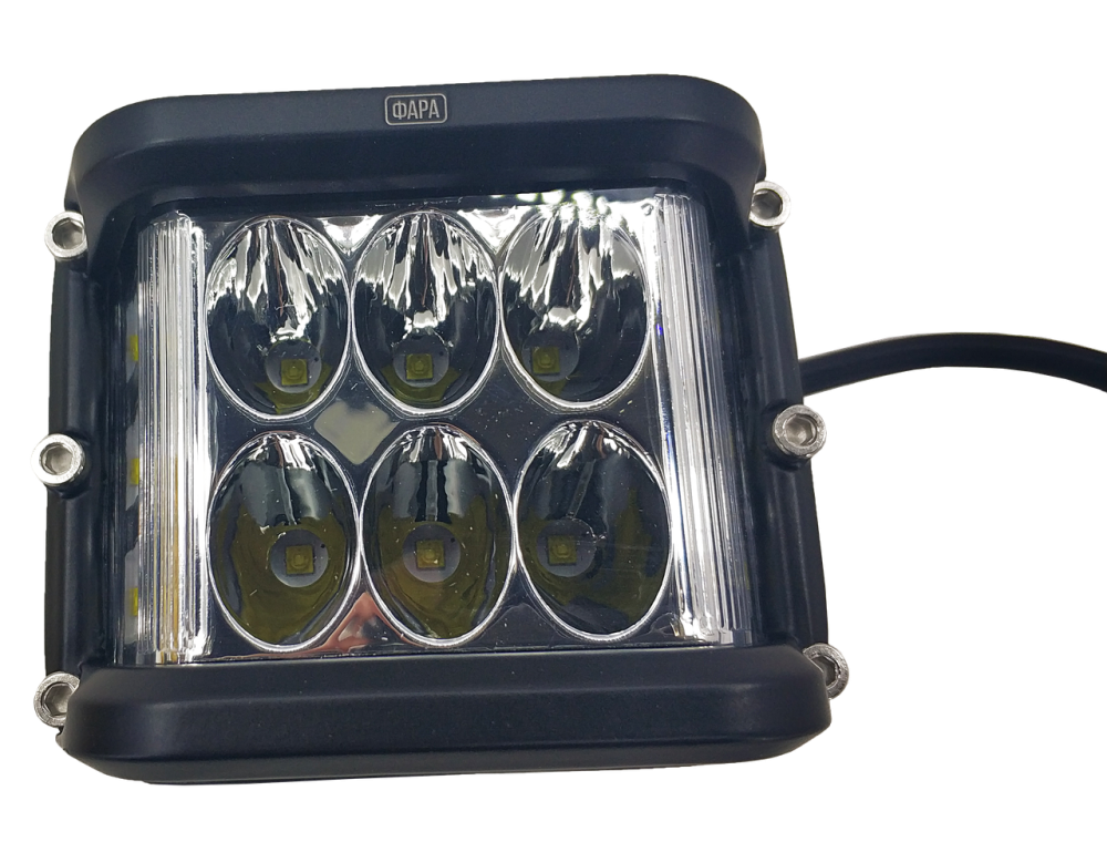 Фара LED прямокутна 60 W (12 діодів) Мукачево - фото 2