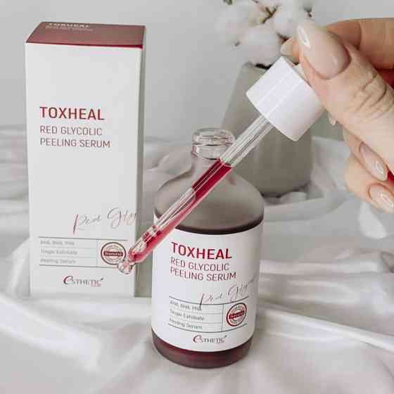 Положення Svyatka для Obeschchi Toxheal Червона глікольна шкіряна сироватка Естетична будинок 100 мл Вінниця