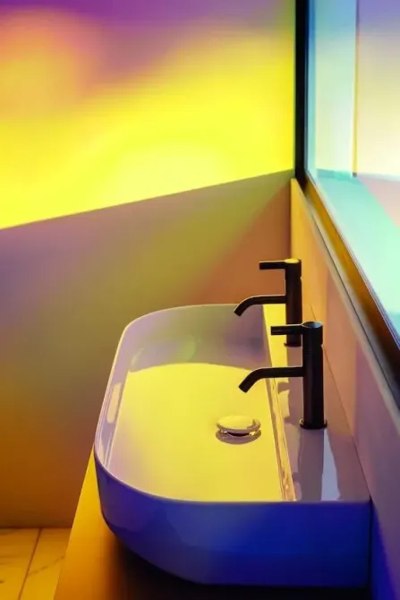 Раковина  Laufen Sonar 100X42Cm Biała Mat (H8103477571081) Киев - изображение 1