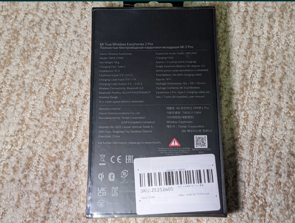 TWS наушники Xiaomi Mi Air 2 Pro Global c ANC, шумодав , LHDC Харків - фото 4