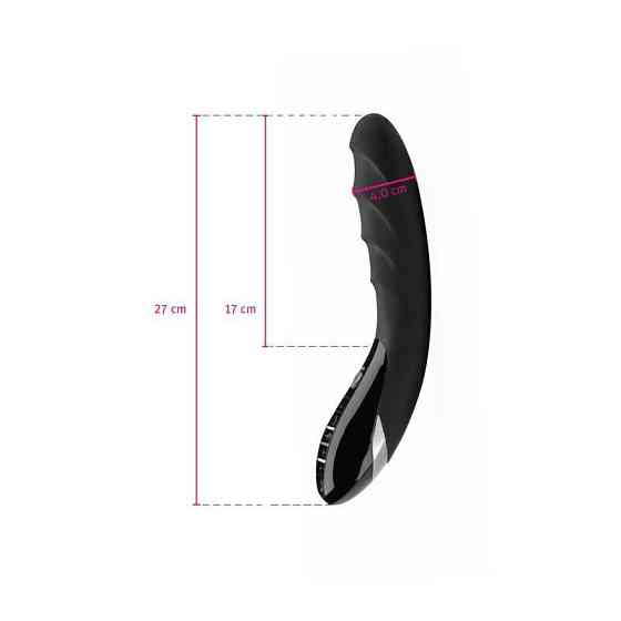 Вібратор з електростимуляцією Mystim Sizzling Simon eStim Black, міостімулятор Sex Aura Київ