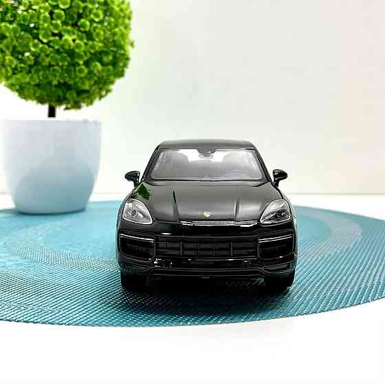 Машина Welly Nex Porsche Cayenne 1:24 інерційна відкриваються двері Вид 2 Чорна (24092W) Чернігів