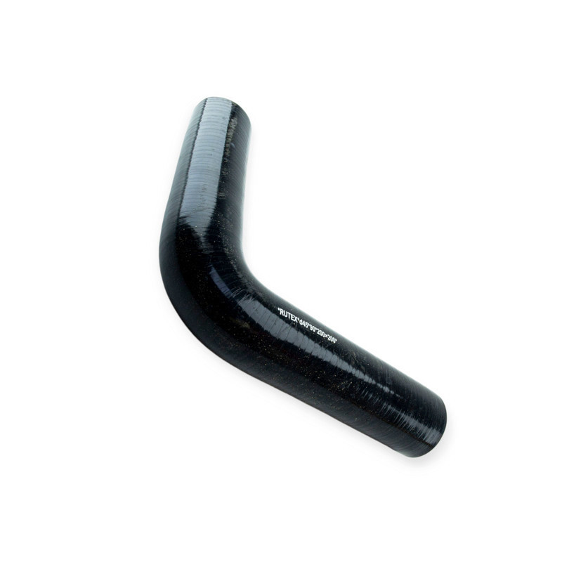 Патрубок кут d-45 L-200*200 90град. силікон універсальний Мукачево - фото 1