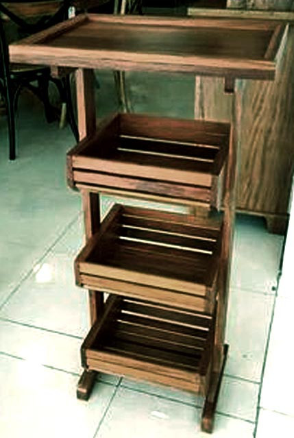 Стелаж для овочів і фруктів "Медлар" капучино Миколаїв - фото 1