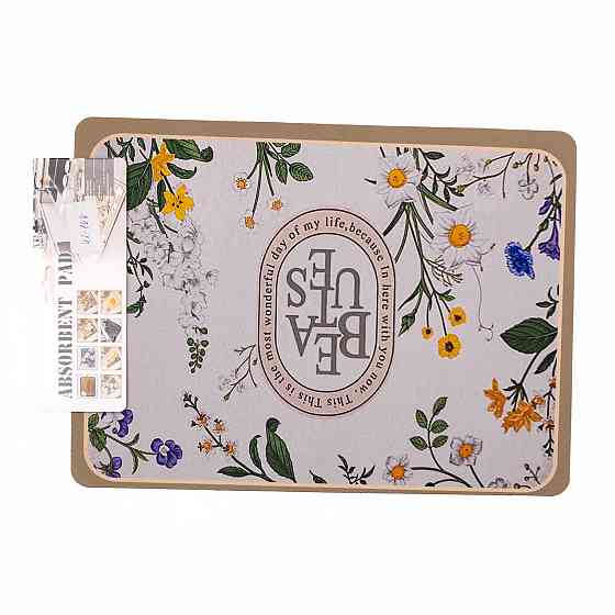 Дренажный коврик для посуды влагостойкий 37,5*13 см HP-42-16V Киев