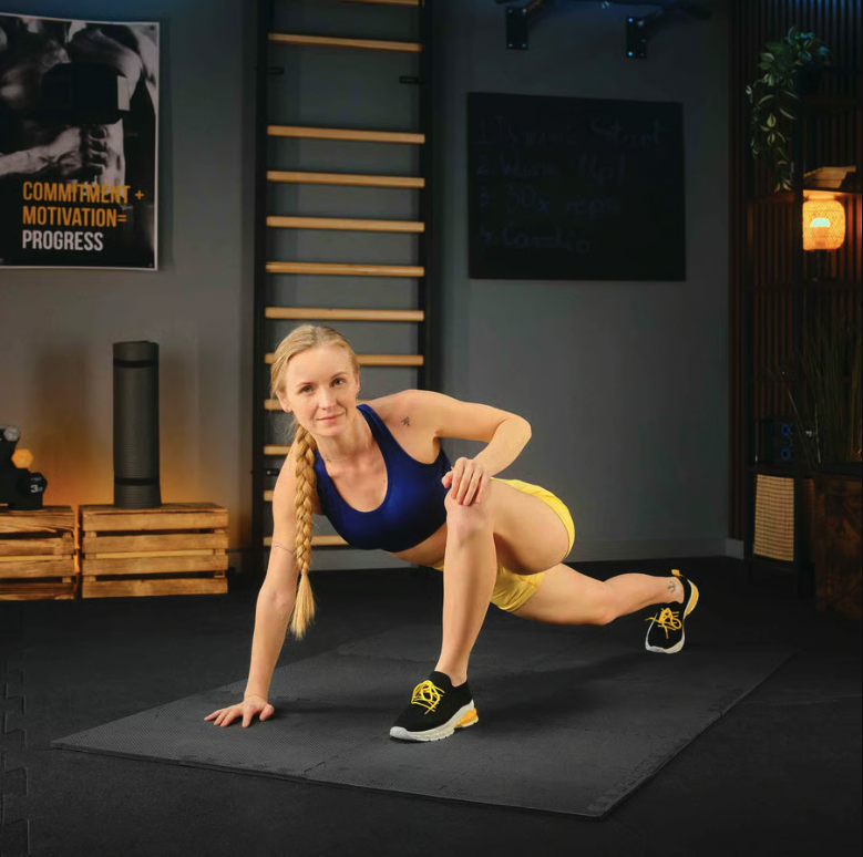 Мат-пазл EVA 1см Trex Sport TX-010PM - 24 частей черный Киев - изображение 4