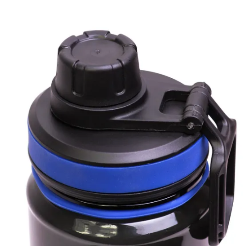 Пляшка спортивна 750мл трітан чорний/синій KAMILLE 2302 Житомир