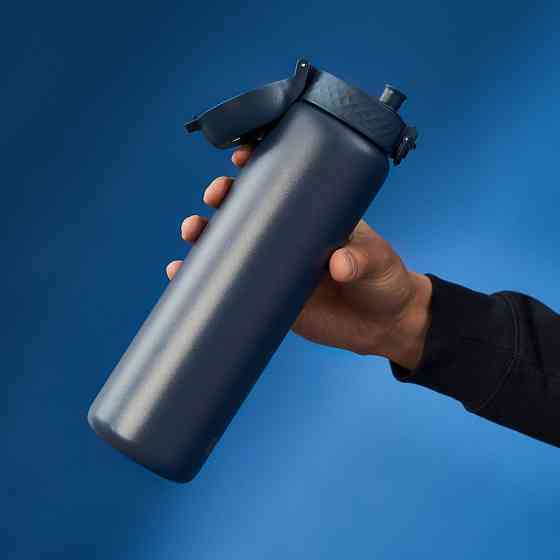 Пляшка для води металева вакуумна ION8 920 мл. Vacuum Insulated, Ash Navy Кам'янське