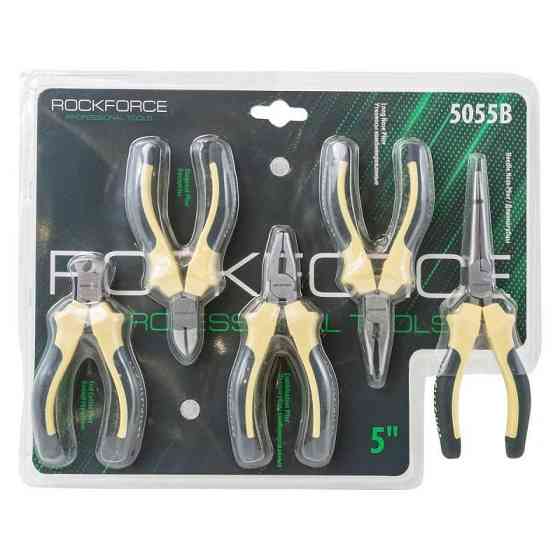 Набір шарнірно-губцевого інструменту 5 пр. 5"-125 мм Rockforce RF-5055B Одеса