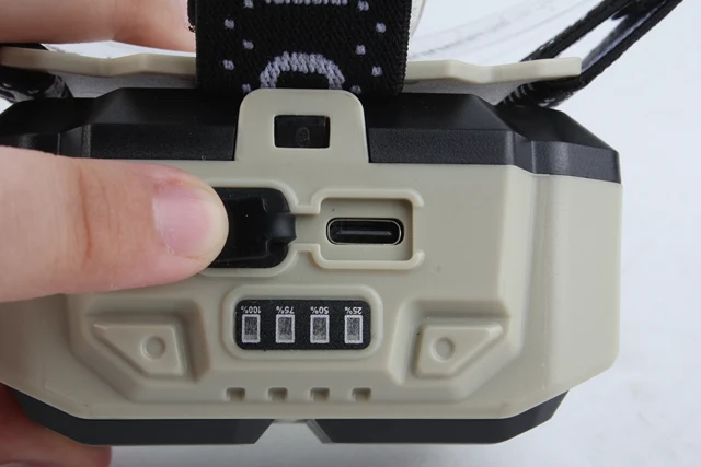 Ліхтар налобний потужний зі змінним аккумулятором ЛЕД 4 режими Одеса - фото 12