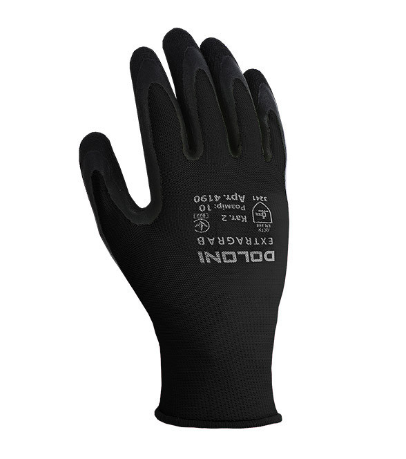 Перчатки рабочие трикотажные c латексным покрытием Doloni Extragrab 4189 р.9 Ровно - изображение 1