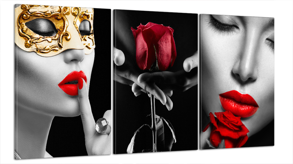 Модульная картина Девушка Роза Art-51_B3 Киев - изображение 1