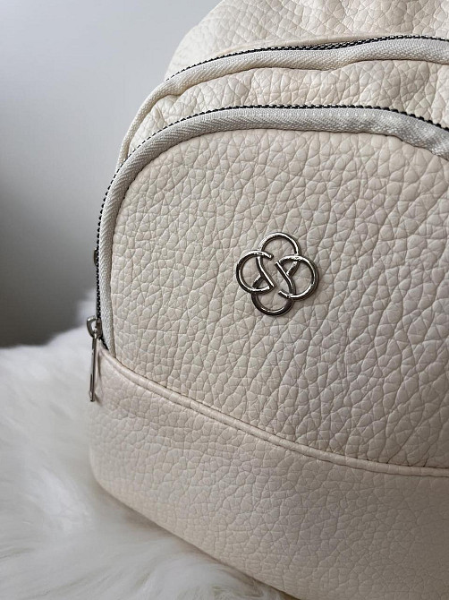 Рюкзак класичний бежевий молодіжний жіночий підлітковий Київ - фото 9