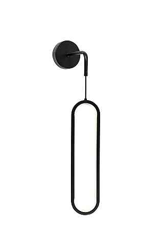 Бра настінне світлодіодне акрилове VALESO ph207 для спальні та вітальні 40W Чорне Коломия