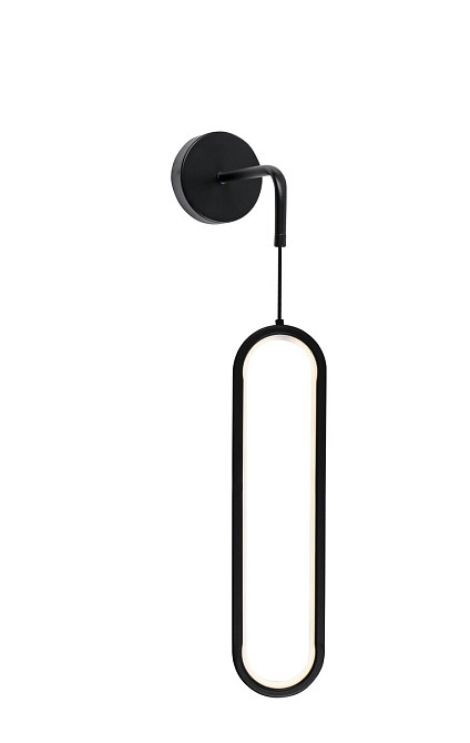 Бра настінне світлодіодне акрилове VALESO ph207 для спальні та вітальні 40W Чорне Коломия - фото 2