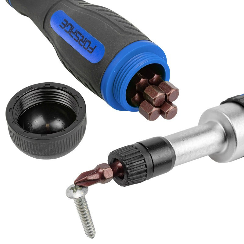 Викрутка реверсивна з набором біт FORSAGE F-32805MR Одеса - фото 3