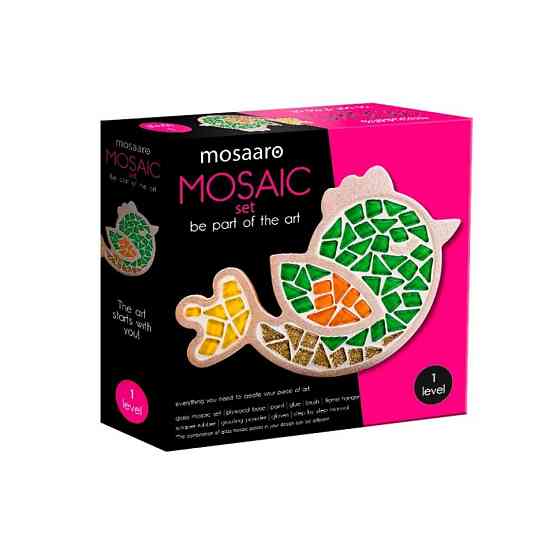 Дитячий набір для творчості кришталева мозаїка "Птах" MA1005 Вінниця