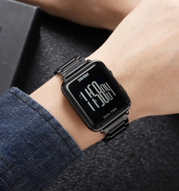 Чоловічий наручний класичний годинник Skmei 1852 (Чорний) Київ - фото 9