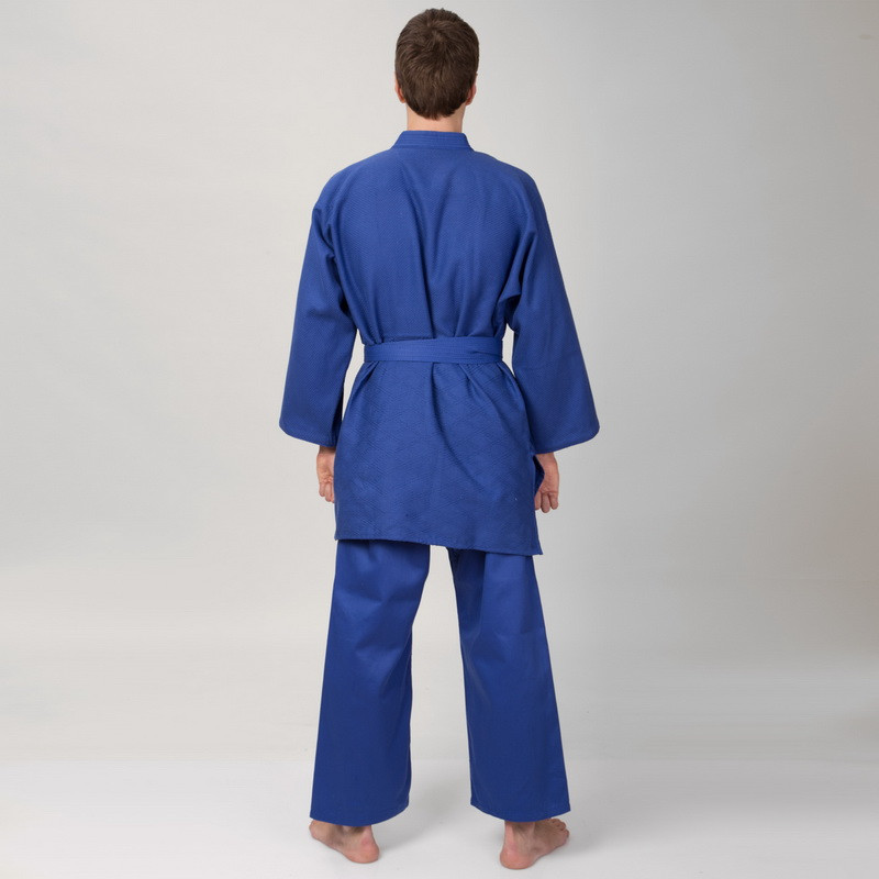Кимоно для дзюдо синее MATSA MA-0015 (рост 130-200см) Вишнёвое - изображение 2