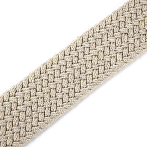 Текстильный мужской ремень классика Vintage 20528 Белый Киев