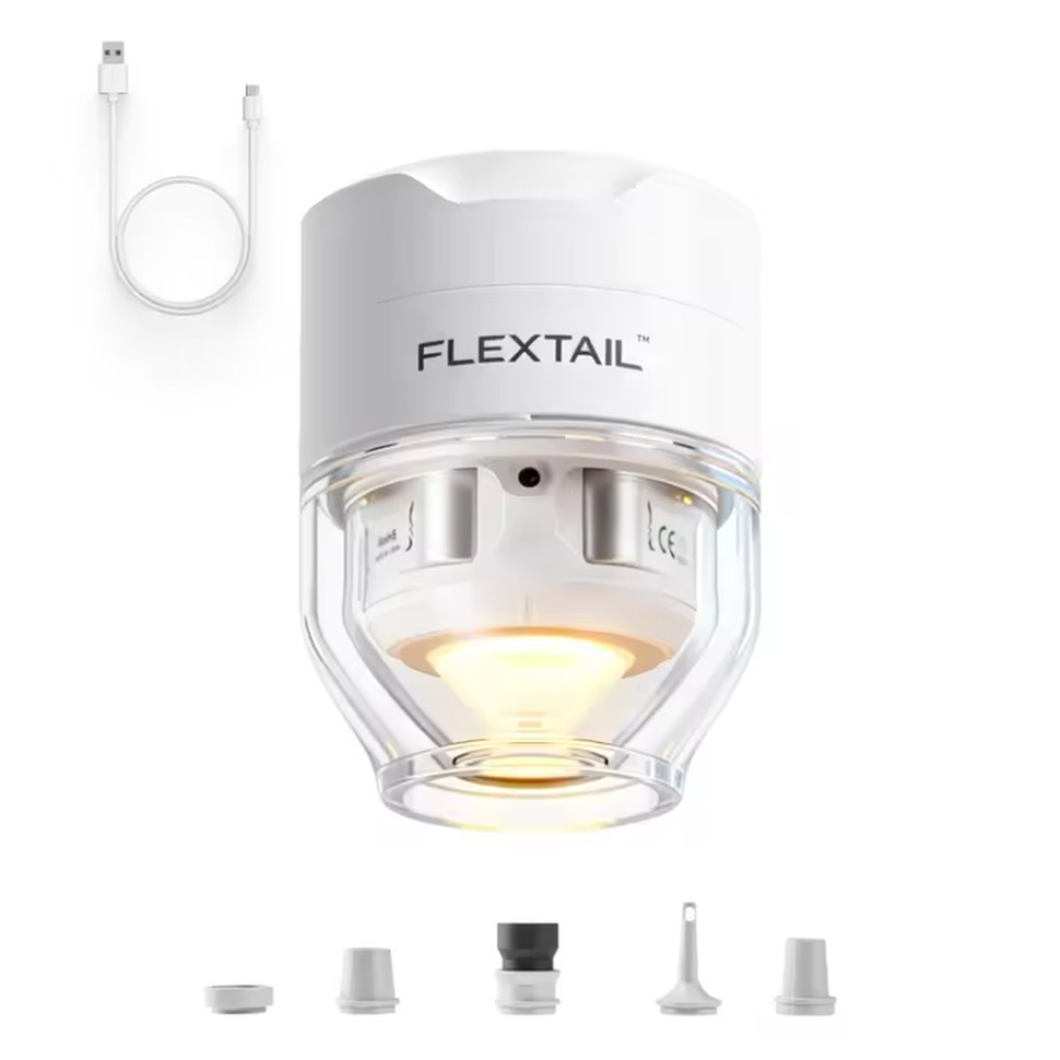 Насос-ліхтар кемпінговий Flextail Tiny Pump 3X, білий Киев - изображение 1