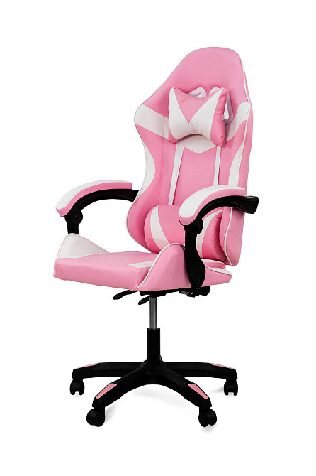 Крісло геймерське Слім, рожевий/білий Київ - фото 1