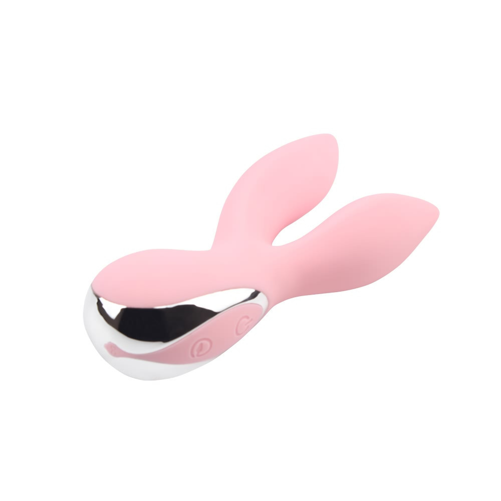 Вибратор с 2 отростками Chisa Aphrovibe Oh My Rabbit, нежно-розовый Sex Aura Киев - изображение 3